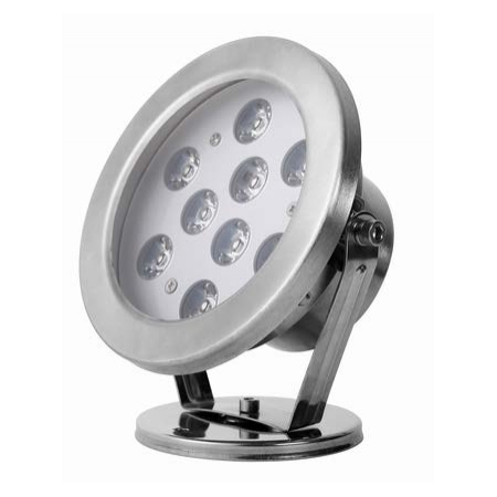 Reflektor podwodny LED  PHJ-SL145 9 / 12 Watt dowolny kolor + RGB  stal nierdz.